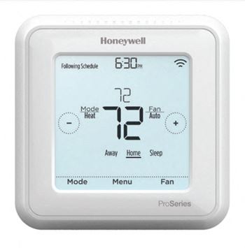 a digital thermostat with a turquoise background at The Retreat Apartments, Roanoke, VA, 24019